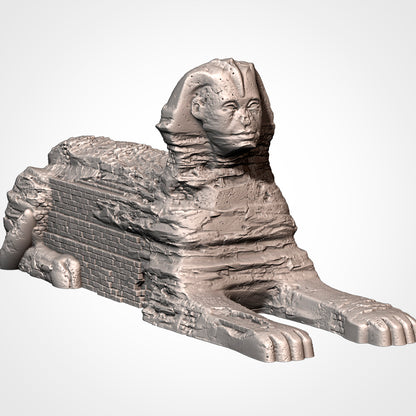Egyptian Terrain – Pyramid, Sphinx, and Desert Set for 28–32mm Games