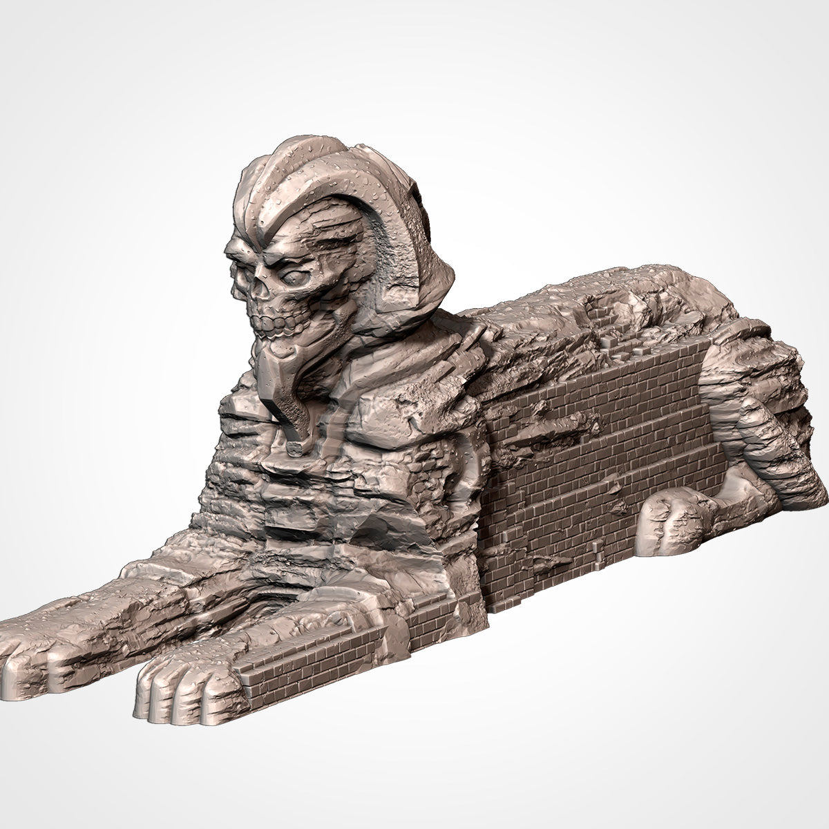 Egyptian Terrain – Pyramid, Sphinx, and Desert Set for 28–32mm Games