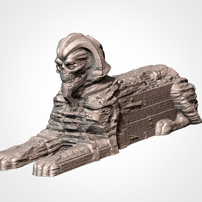 Egyptian Terrain – Pyramid, Sphinx, and Desert Set for 28–32mm Games
