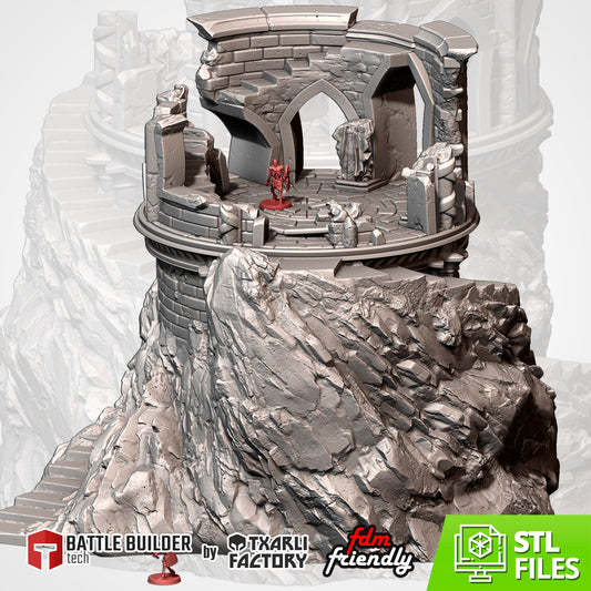 Ruins on the Mountain – Cliffside Fantasy Terrain for 28–32mm Games
