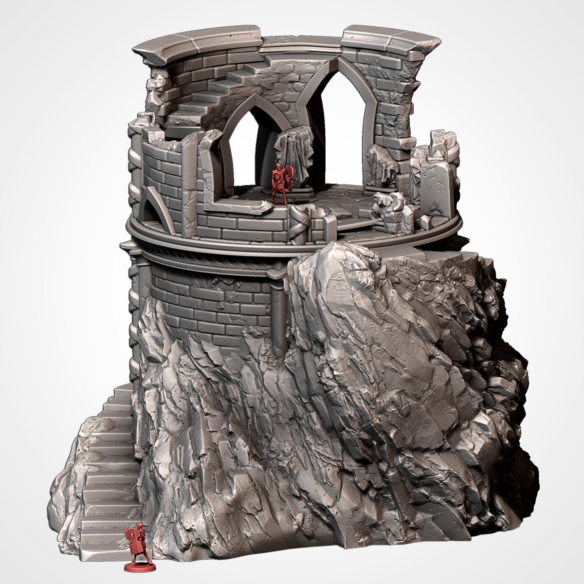 Ruins on the Mountain – Cliffside Fantasy Terrain for 28–32mm Games