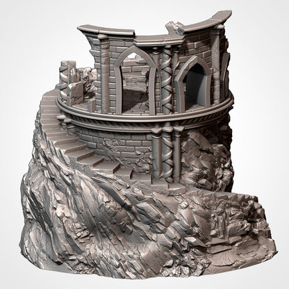 Ruins on the Mountain – Cliffside Fantasy Terrain for 28–32mm Games