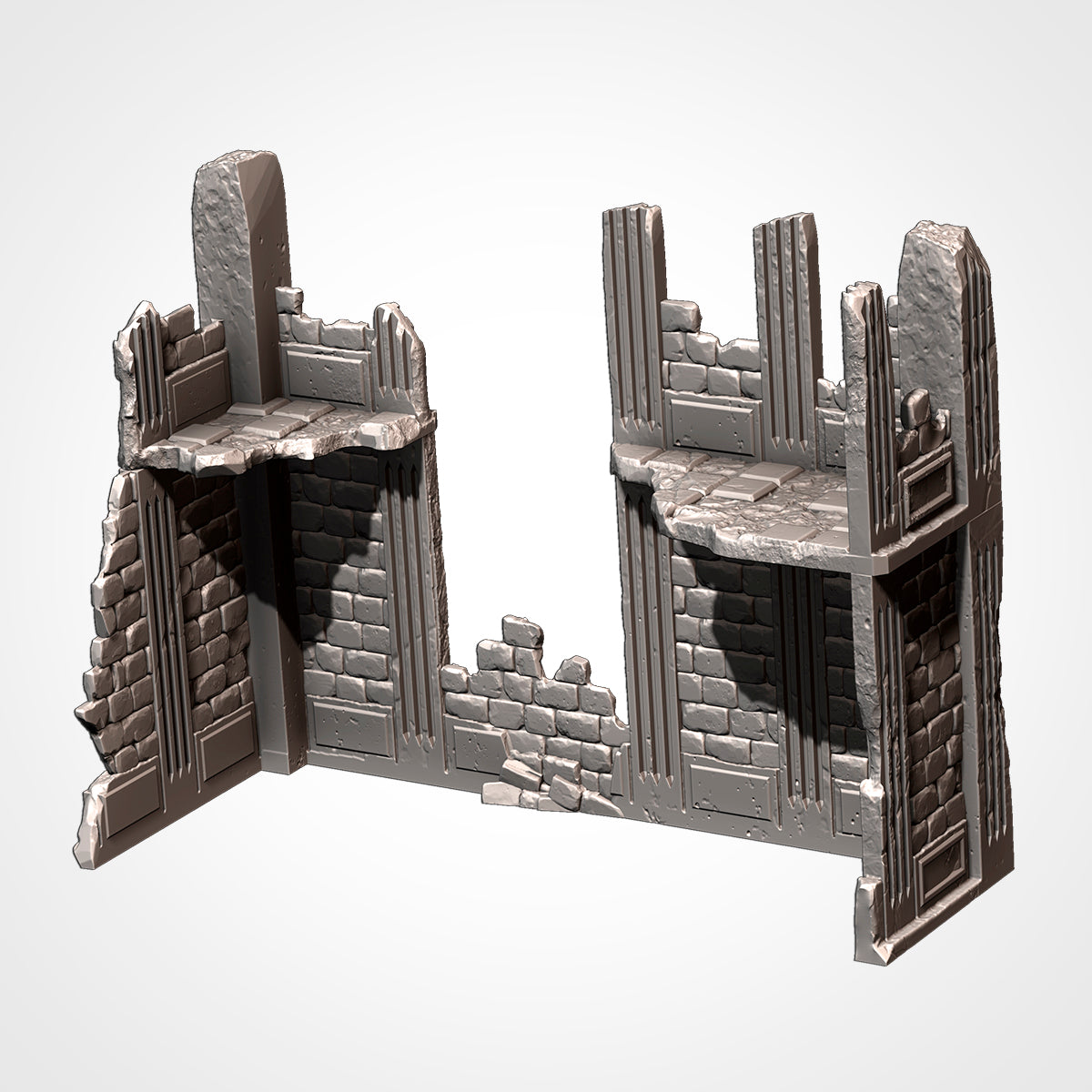 City Ruins – GW-Style (Old) Modular Terrain for 28–32mm Games