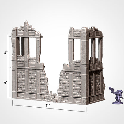 City Ruins – GW-Style (Old) Modular Terrain for 28–32mm Games