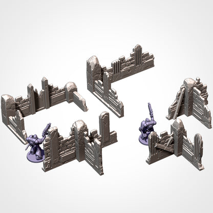 City Ruins – GW-Style (Old) Modular Terrain for 28–32mm Games