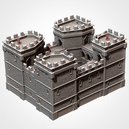 Castle Stronghold – 3D Printed Fortress Terrain for 28–32mm Games