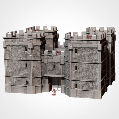 Castle Stronghold – 3D Printed Fortress Terrain for 28–32mm Games