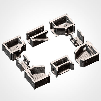 Castle Stronghold – 3D Printed Fortress Terrain for 28–32mm Games