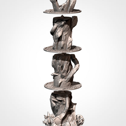 Modular Giant Trees – Elevated Jungle Terrain for 28–32mm Wargaming (Contact for Pricing)