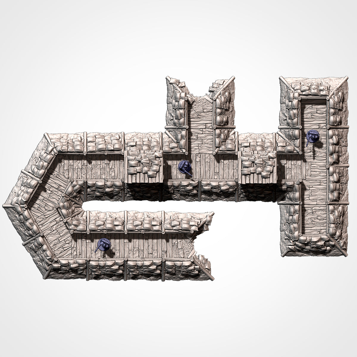 Modular Trenches – Battlefield Terrain for 28–32mm Games (Contact for Pricing)