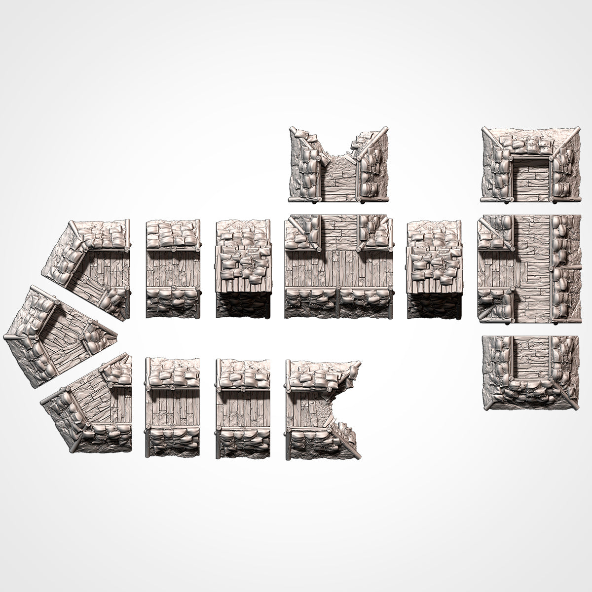 Modular Trenches – Battlefield Terrain for 28–32mm Games (Contact for Pricing)