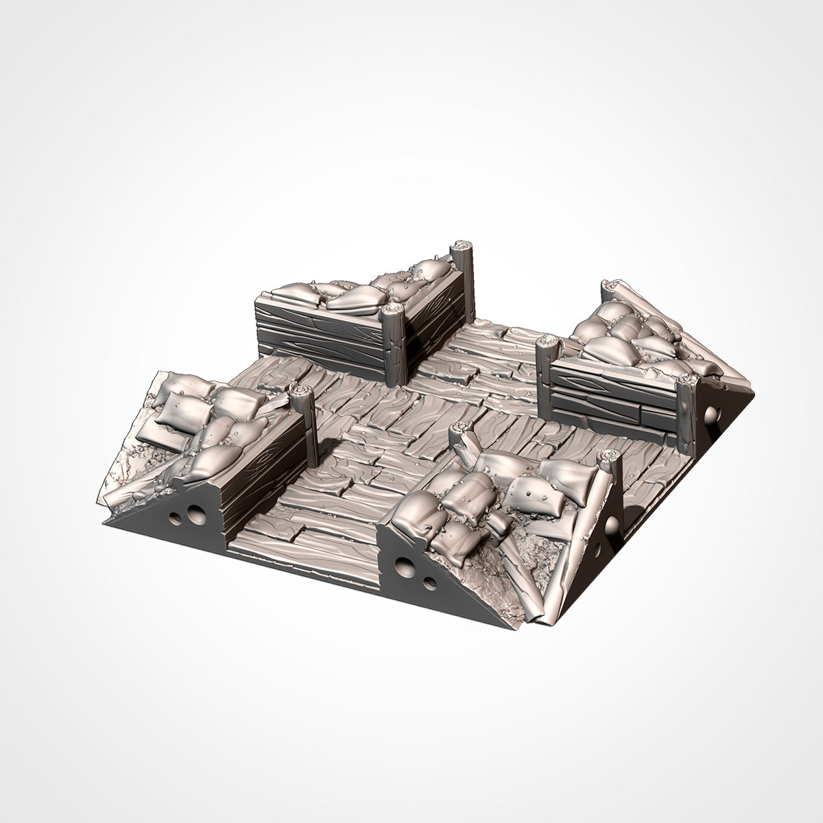 Modular Trenches – Battlefield Terrain for 28–32mm Games (Contact for Pricing)