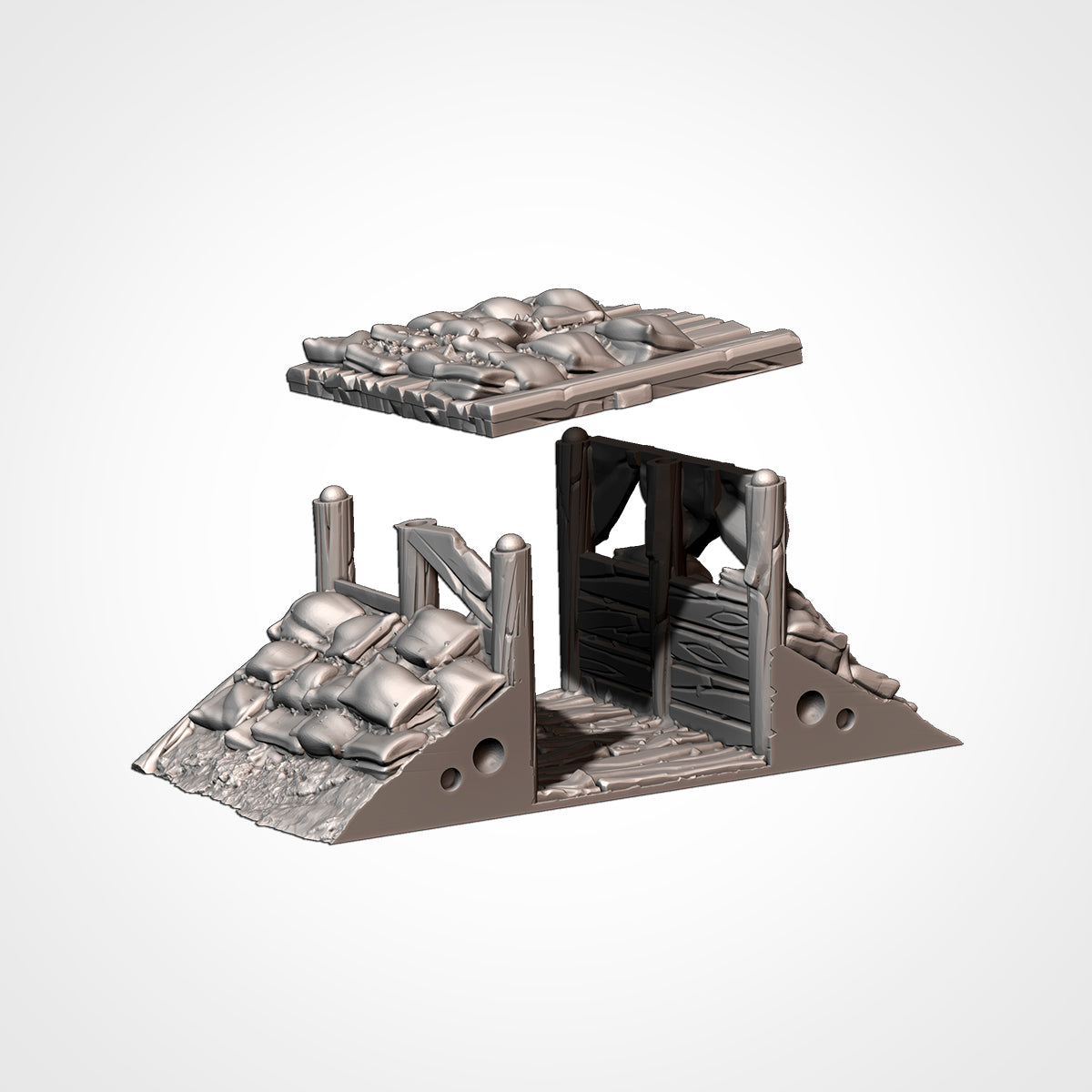 Modular Trenches – Battlefield Terrain for 28–32mm Games (Contact for Pricing)
