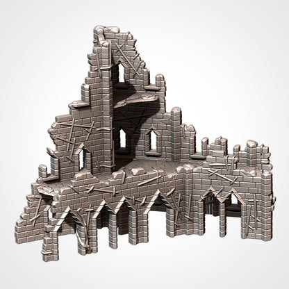 Cursed Fortress – Modular Gothic Ruins Terrain for 28–32mm Games