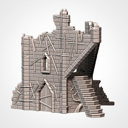 Cursed Fortress – Modular Gothic Ruins Terrain for 28–32mm Games