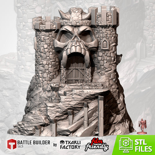 Skull Castle – Dark Fantasy Fortress for 28–32mm Games