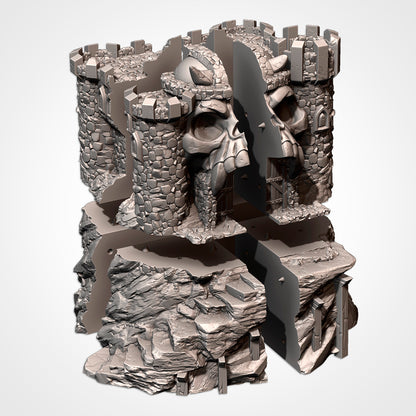Skull Castle – Dark Fantasy Fortress for 28–32mm Games