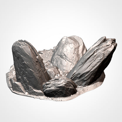 Rocky Outcrops – Rocky terrain formations for 28–32mm Games