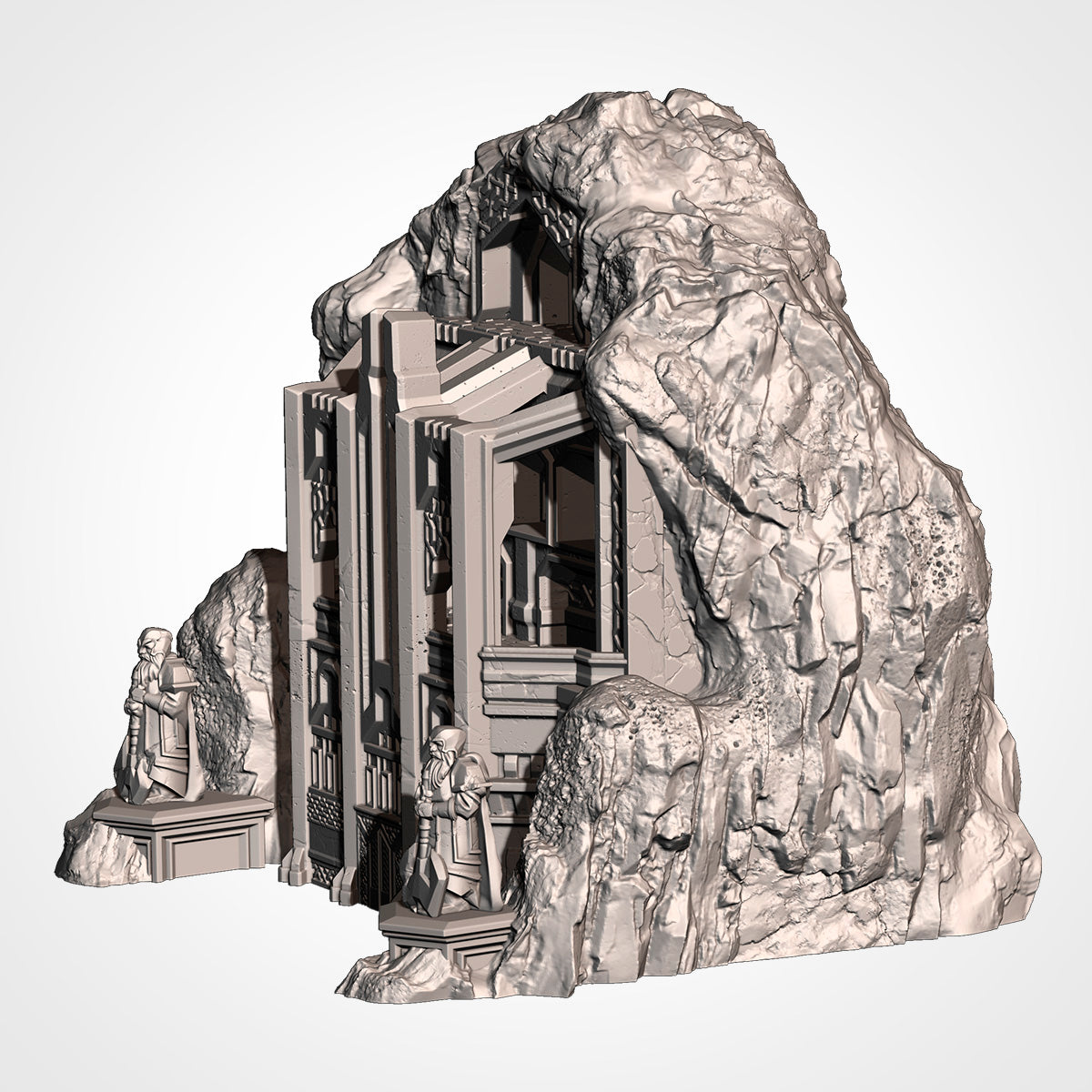 Isolated Mountain – Dwarven Stronghold Terrain for 28–32mm Games