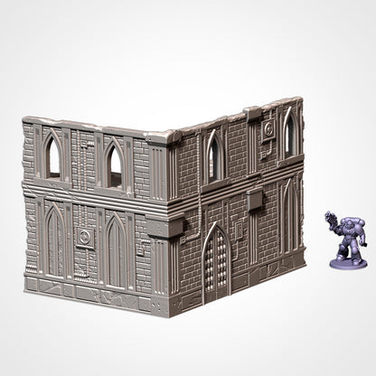 UKTC Cathedral Ruins Set - Gothic Wargaming Terrain for 28-32mm games