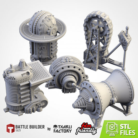 Mechanical Sector – Industrial Machinery Terrain for 28–32mm Wargames