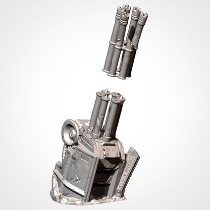Destroyed Warlord Titan – Crashed Titan Terrain for 28–32mm Sci-Fi Wargaming