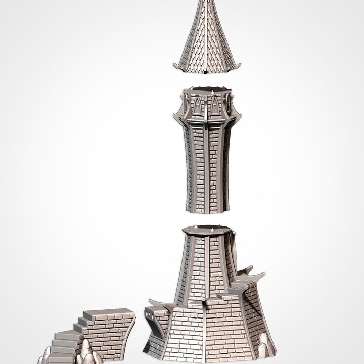 Elven Constructions - Modular Elvish Architecture for 28–32mm Games