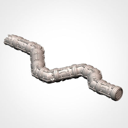Modular Pipes – Industrial Terrain Set  for 28–32mm Games