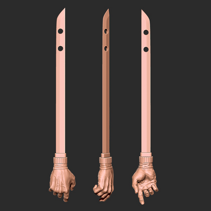 Hand Sword – Haruta Shigemo – Jujutsu Kaisen Cosplay Prop