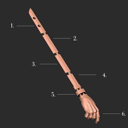 Hand Sword – Haruta Shigemo – Jujutsu Kaisen Cosplay Prop