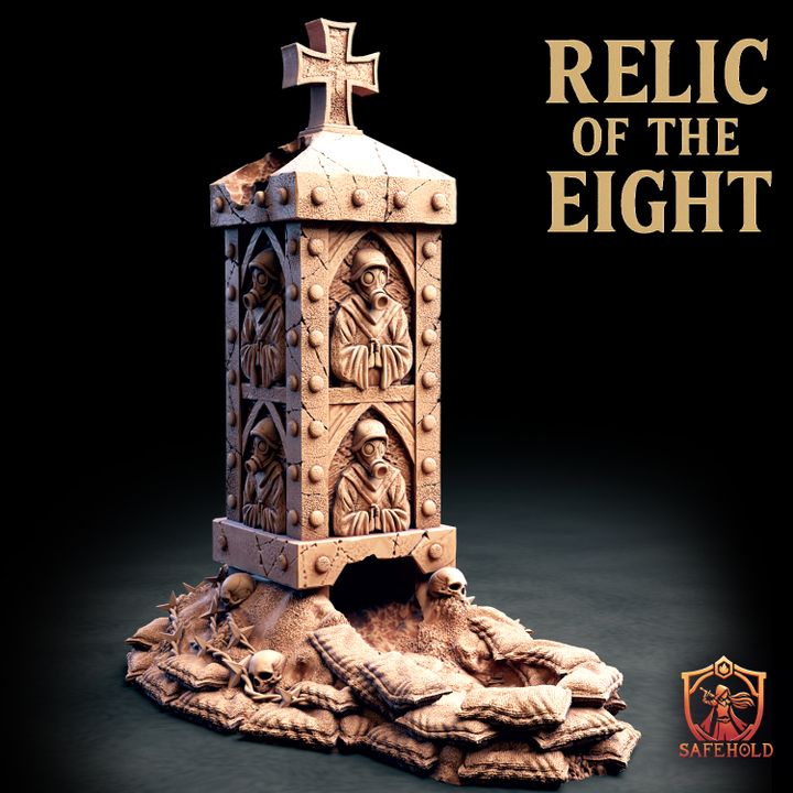 Relic of the Eight - Trench Crusade Themed Dice Tower