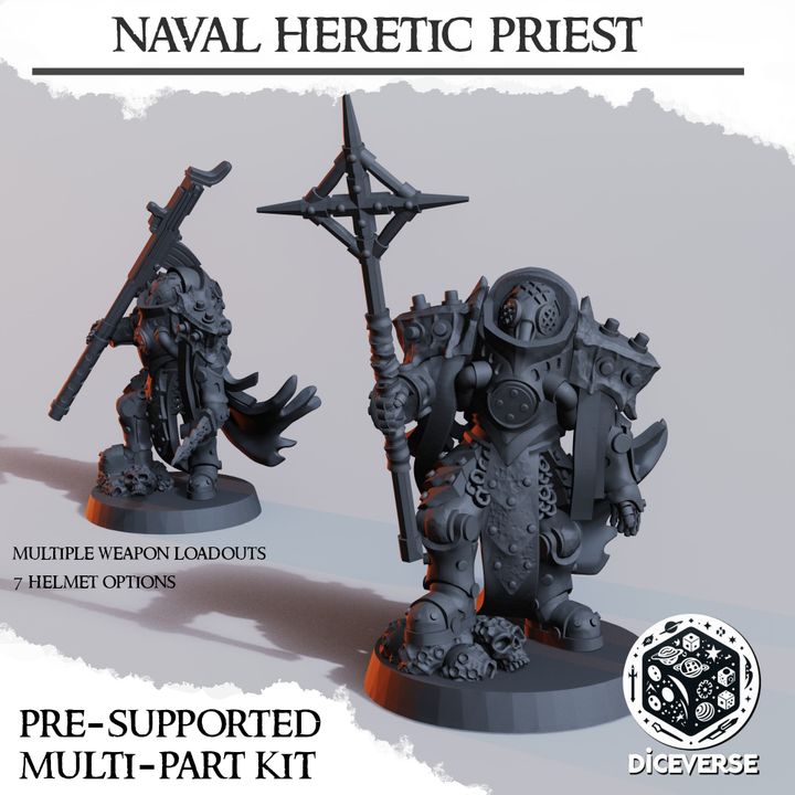 Naval Heretic Priest – Naval Raider Leader for Trench Crusade