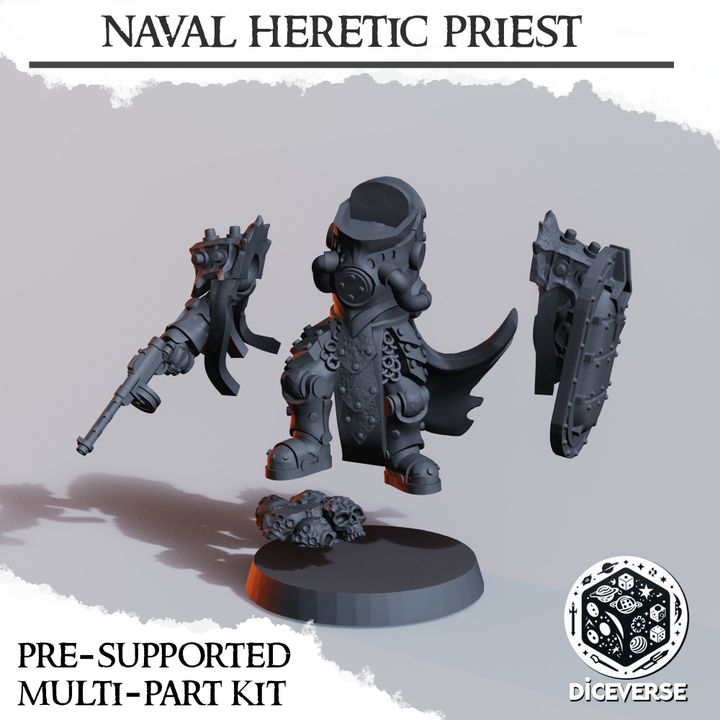 Naval Heretic Priest – Naval Raider Leader for Trench Crusade