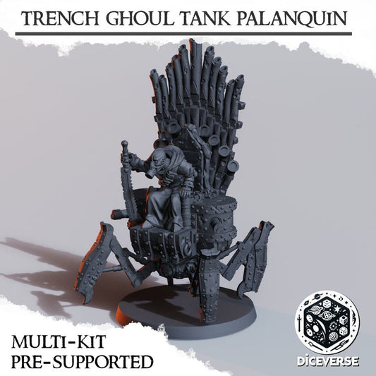 Trench Ghoul Tank Palanquin – Trench Ghoul Leader for Trench Crusade