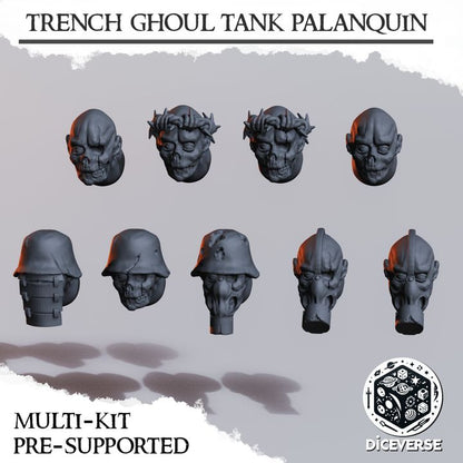 Trench Ghoul Tank Palanquin – Trench Ghoul Leader for Trench Crusade