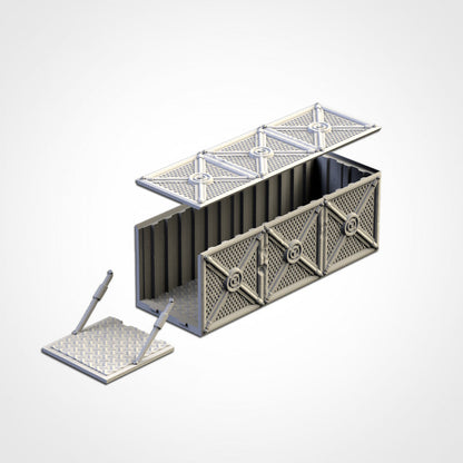 Provisions & Containers – Sci-Fi Scatter Terrain for 28–32mm Wargames