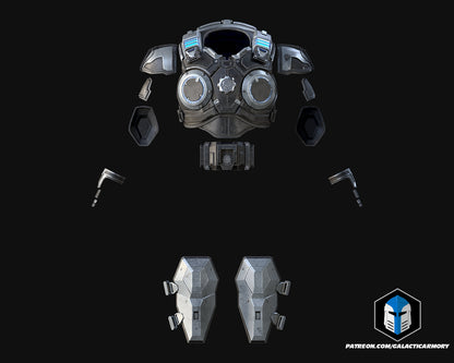 gears of war kor Gears of War – COG Armor – Battle Layers Studio