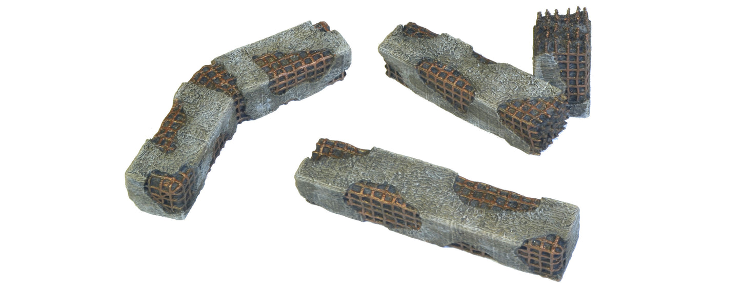 Concrete Building Ruins – Modular Terrain for 28–32mm Wargames