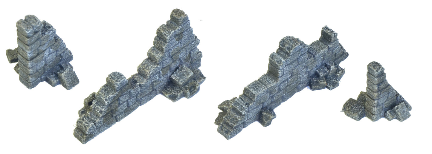 Concrete Building Ruins – Modular Terrain for 28–32mm Wargames