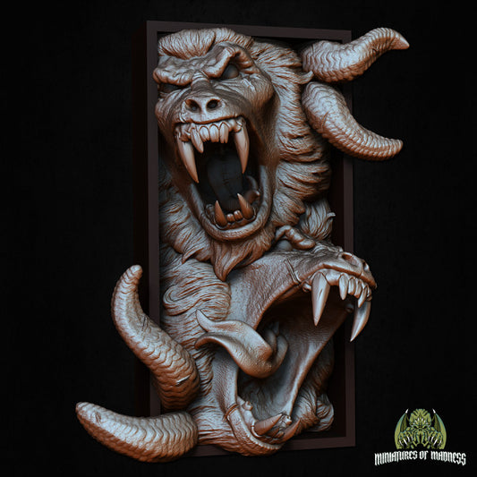 Demon of Madness – Book Nook or Twin-Maw Bookend Set