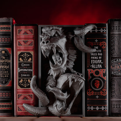 Demon of Madness – Book Nook or Twin-Maw Bookend Set