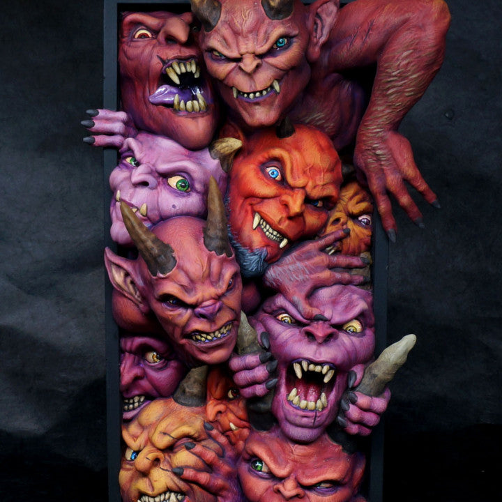 Imp Heap – Demon Book Nook or Bookend Set