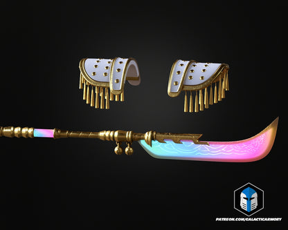 KPOP Demon Hunters – Mira, Rumi, and Zoey Sets (Cosplay Armor & Weapons)