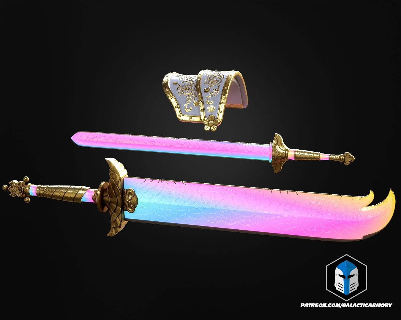 KPOP Demon Hunters – Mira, Rumi, and Zoey Sets (Cosplay Armor & Weapons)