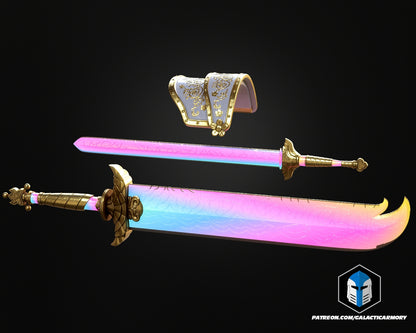 KPOP Demon Hunters – Mira, Rumi, and Zoey Sets (Cosplay Armor & Weapons)