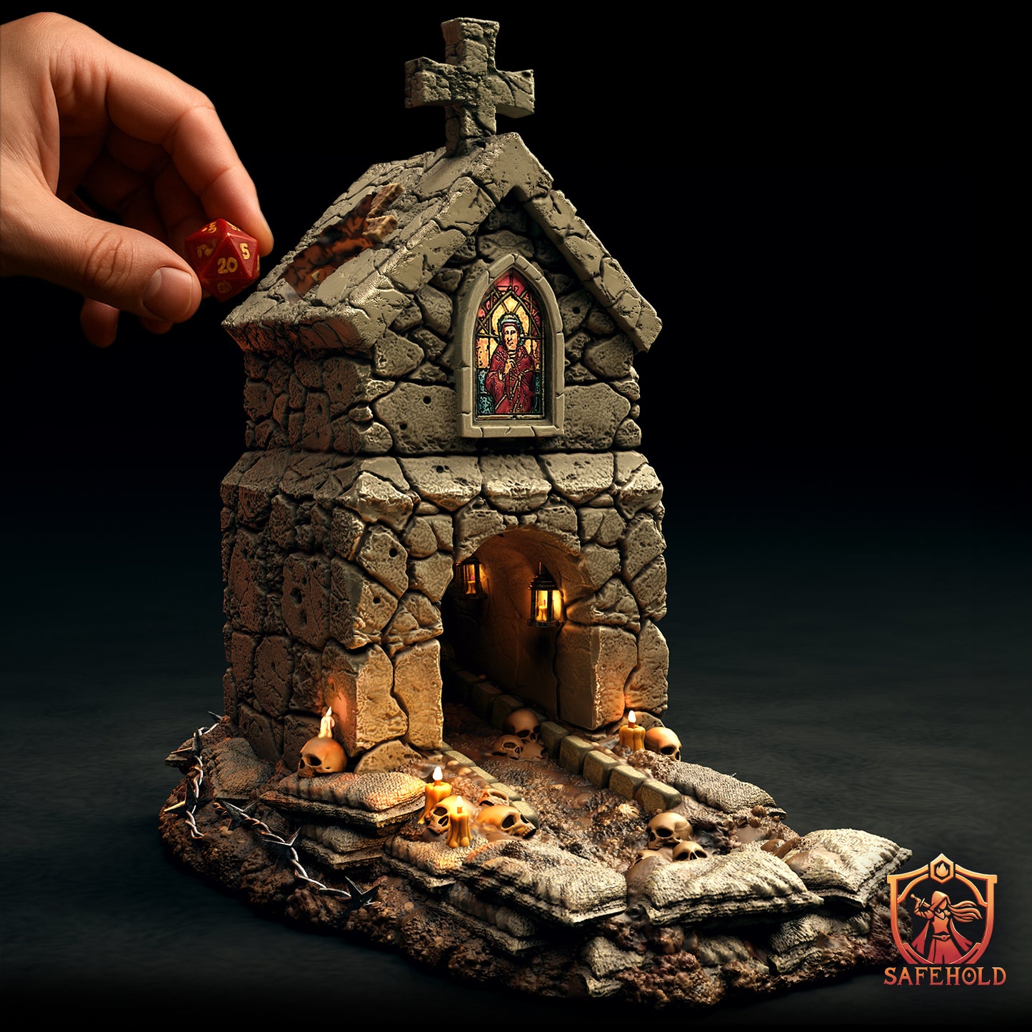 Sanctum Bunker – Trench Crusade Themed Dice Tower