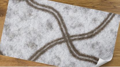 Winter Frontline – 60"x80" Soft Fabric Battle Mat