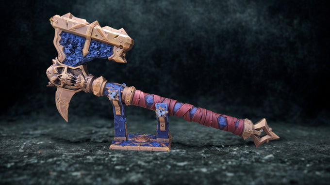 Whispers of Distortion – Chaos Themed Cosplay Hammer