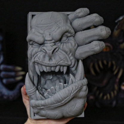 WAAAGHjaw – Ork Book Nook or Bookend Set