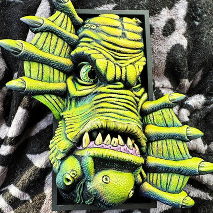 Swamp Horror – Swamp Monster Book Nook or Bookend Set